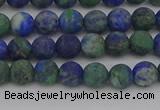 CCS541 15.5 inches 6mm round matte dyed chrysocolla beads