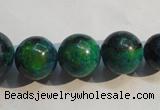 CCS609 15.5 inches 10mm – 20mm round dyed chrysocolla gemstone beads