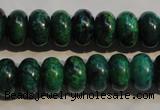 CCS617 15.5 inches 8*12mm rondelle dyed chrysocolla gemstone beads