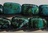 CCS648 15.5 inches 14*20mm nuggets dyed chrysocolla gemstone beads