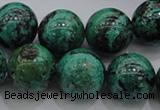 CCS803 15.5 inches 10mm round natural Chinese chrysocolla beads