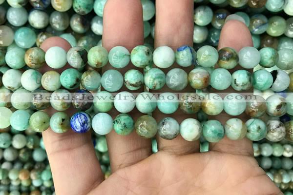 CCS866 15.5 inches 8mm round chrysocolla gemstone beads