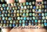 CCS876 15.5 inches 6mm round natural chrysocolla beads wholesale