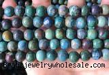 CCS895 15 inches 10mm round natural chrysocolla gemstone beads