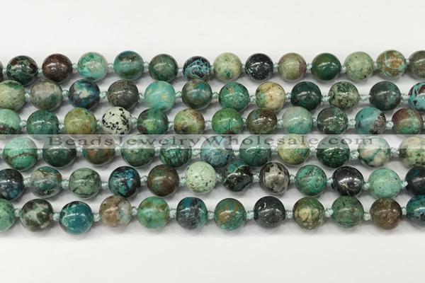 CCS901 15.5 inches 8mm round natural chrysocolla gemstone beads