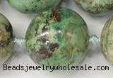 CCS905 15.5 inches 16mm round natural chrysocolla gemstone beads