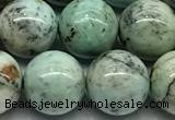 CCS942 15 inches 10mm round chrysocolla beads