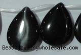 CCT1040 Top-drilled 21*29mm flat teardrop cats eye beads wholesale