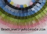 CCT11 Different color 6mm cube-shaped cats eye beads Wholesale