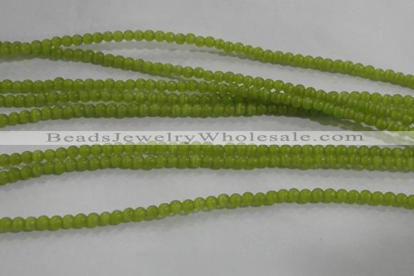 CCT1113 15 inches 2mm round tiny cats eye beads wholesale