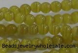 CCT1151 15 inches 3mm round tiny cats eye beads wholesale