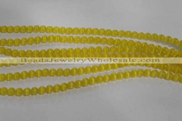 CCT1209 15 inches 4mm round cats eye beads wholesale