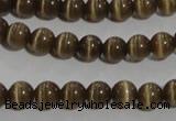 CCT1215 15 inches 4mm round cats eye beads wholesale