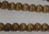 CCT1216 15 inches 4mm round cats eye beads wholesale