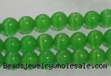 CCT1225 15 inches 4mm round cats eye beads wholesale