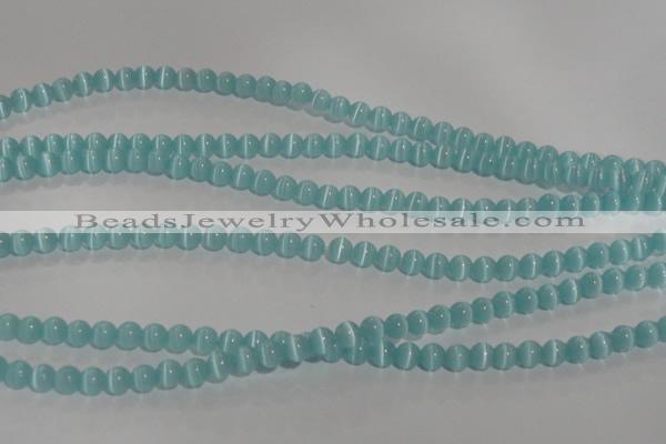 CCT1227 15 inches 4mm round cats eye beads wholesale