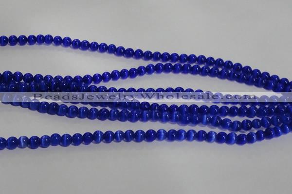 CCT1231 15 inches 4mm round cats eye beads wholesale