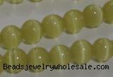 CCT1276 15 inches 5mm round cats eye beads wholesale