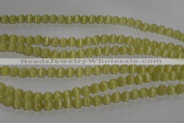 CCT1276 15 inches 5mm round cats eye beads wholesale