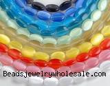 CCT13 10*15mm different color oval cats eye beads Wholesale