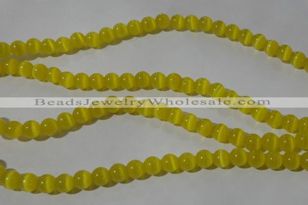 CCT1325 15 inches 6mm round cats eye beads wholesale