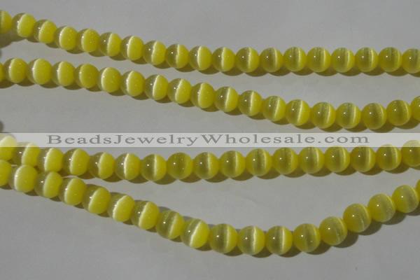 CCT1327 15 inches 6mm round cats eye beads wholesale