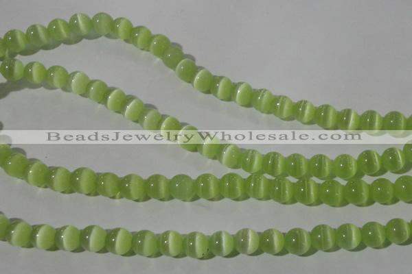 CCT1345 15 inches 6mm round cats eye beads wholesale