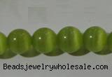 CCT1347 15 inches 6mm round cats eye beads wholesale