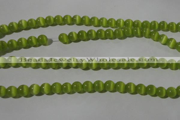 CCT1347 15 inches 6mm round cats eye beads wholesale