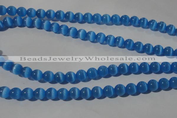 CCT1351 15 inches 6mm round cats eye beads wholesale