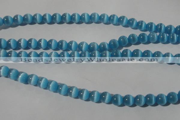 CCT1352 15 inches 6mm round cats eye beads wholesale