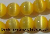 CCT1375 15 inches 7mm round cats eye beads wholesale