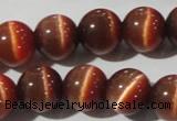 CCT1380 15 inches 7mm round cats eye beads wholesale