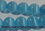 CCT1383 15 inches 7mm round cats eye beads wholesale