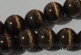 CCT1394 15 inches 7mm round cats eye beads wholesale