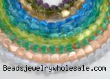 CCT14 10*12mm different color heart cats eye beads Wholesale