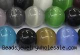 CCT1460 15 inches 8mm, 10mm, 12mm round cats eye beads