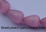 CCT17 14 inches 10*14mm teardrop pink cats eye beads wholesale