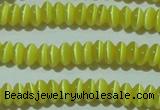 CCT213 15 inches 2*4mm rondelle cats eye beads wholesale