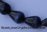 CCT23 14 inches 10*14mm teardrop black cats eye beads wholesale