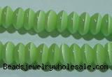 CCT242 15 inches 3*6mm rondelle cats eye beads wholesale