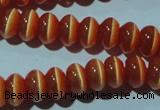 CCT245 15 inches 3*6mm rondelle cats eye beads wholesale