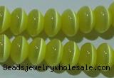 CCT277 15 inches 5*8mm rondelle cats eye beads wholesale