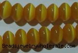 CCT279 15 inches 5*8mm rondelle cats eye beads wholesale