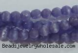 CCT322 15 inches 4mm faceted round cats eye beads wholesale