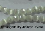 CCT341 15 inches 5mm faceted round cats eye beads wholesale