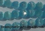 CCT361 15 inches 6mm faceted round cats eye beads wholesale