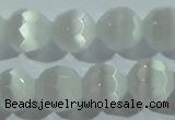 CCT371 15 inches 8mm faceted round cats eye beads wholesale