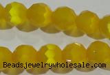 CCT377 15 inches 8mm faceted round cats eye beads wholesale