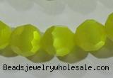 CCT393 15 inches 10mm faceted round cats eye beads wholesale